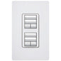 Lutron RadioRA 2 Wall-mount Designer Keypads (Dual group with 2 Raise/Lower) | RRD-W2RLD-XX
