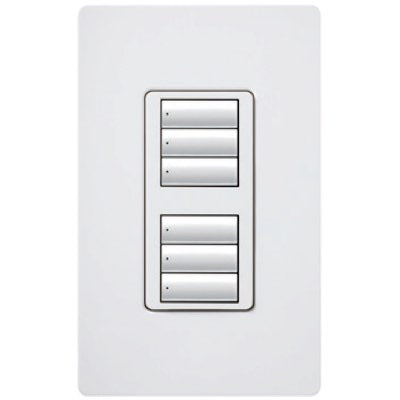 Lutron RadioRA 2 Wall-mount Designer Keypads (3 Button dual group) | RRD-W3BD-XX