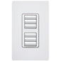Lutron RadioRA 2 Wall-mount Designer Keypads (3 Button dual group) | RRD-W3BD-XX