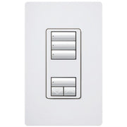 RadioRA 2 Wall-mount Designer Keypads (3 Scene with Raise/Lower Keypad) | RRD-W3S-XX