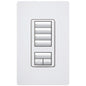 Lutron RadioRA 2 Wall-mount Designer Keypads (4 Scene with Raise/Lower Keypad) | RRD-W4S-XX