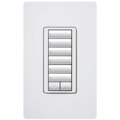 RadioRA 2 Wall-mount Designer Keypads (6 Button with Raise/Lower) | RRD-W6BRL-XX